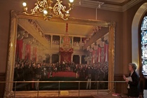 Säädyt kokoontuivat vastavalmistuneella Ritarihuoneella 18 syyskuuta 1863. Aleksanteri II avasi valtiopäivät.