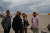 Paluumatkalla Pärnun rannalla