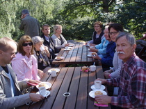 Kahvitauolla Visavuoressa