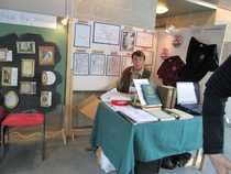 Viljo näyttelyosastolla