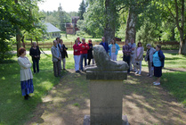 P.E. Svinhufvudin muistomerkillä