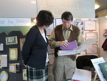 Viljo kertomassa DNA-tutkimuksestaan