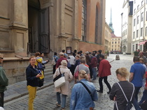 Tukholman vanhassa kaupungissa Storkyrkanin edessä
/Risto Rasinen