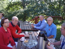 Kahvitauolla Visavuoressa