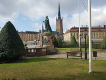 Näkymä Ritarihuoneelta Riddarholmskyrkaniin päin
/Risto Rasinen