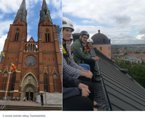 Uppsalan linnan katolta näkyy Tuomiokirkko
/Kati Sassi-Vuorinen