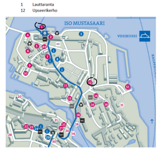 Suomen linnan kartta
